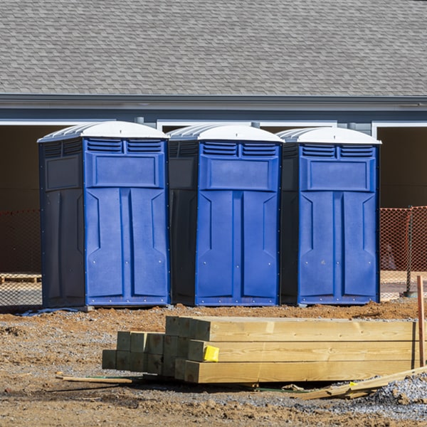 is there a specific order in which to place multiple portable restrooms in Hagerman ID